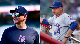 Aaron Boone and Carlos Mendoza