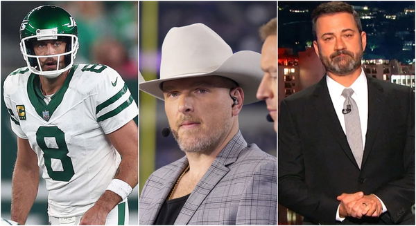 Aaron Rodgers, Pat McAfee, Jimmy Kimmel