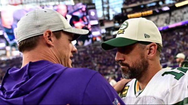 Aaron Rodgers and Kevin O Connell