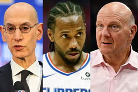 Adam Silver, Kawhi Leonard, Steve Ballmer