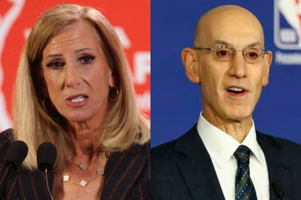 Adam Silver and Cathy Engelbert