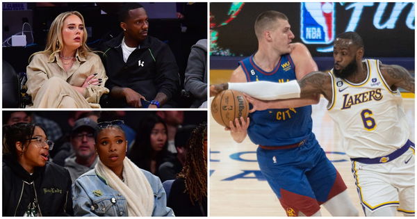 Adele, Rich Paul, Jennifer Hudson, LeBron James, Nikola Jokic