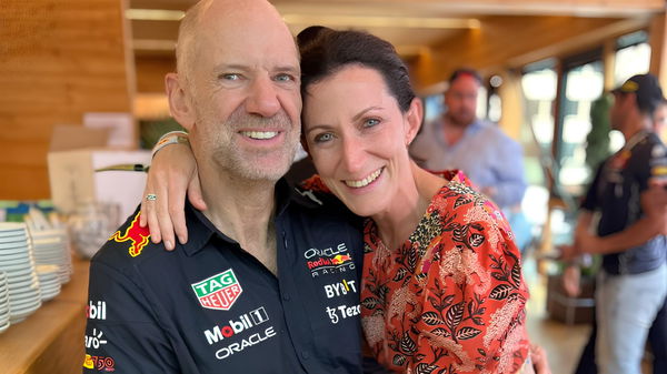 Adrian Newey and Amanda Newey