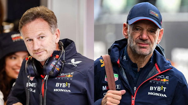 Adrian Newey and Christian Horner