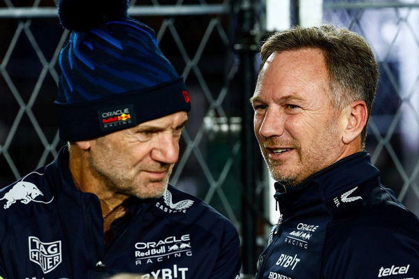 Adrian Newey and Christian Horner