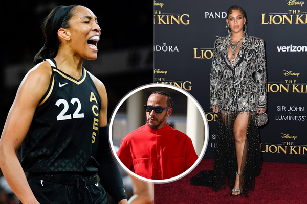 A&#8217;ja Wilson, Beyonce and Lewis Hamilton