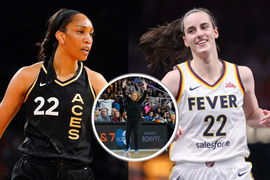 A&#8217;ja Wilson Cori Close and Caitlin Clark