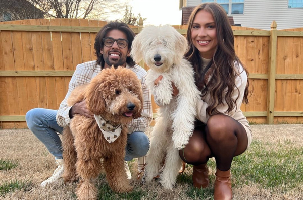 Akshay Bhatia and Fiancee Presleigh Schultz