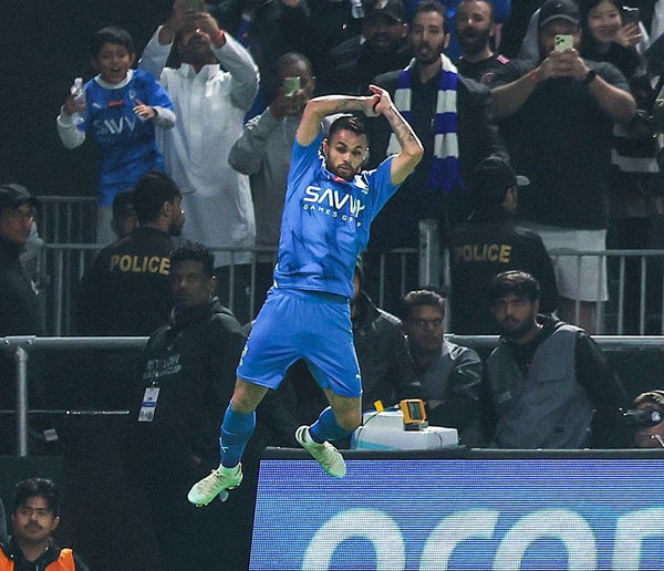 Al Hilal&#8217;s Michael Siu celebration