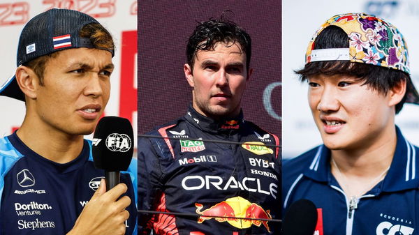 Alex Albon, Sergio Perez &#038; Yuki Tsunoda