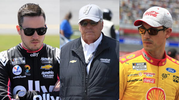 Alex Bowman, Rick Hendrick, Joey Logano