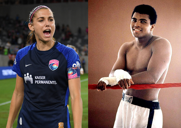 Alex Morgan Muhammad Ali