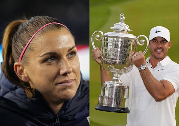 Alex Morgan and Brooks Koepka