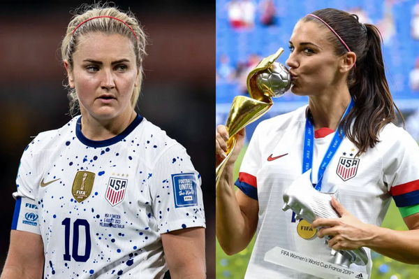 Alex Morgan and Lindsey Horan