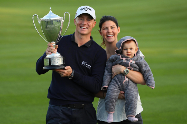 Alex Noren and wife