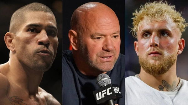 Alex Pereira, Dana White and Jake Paul