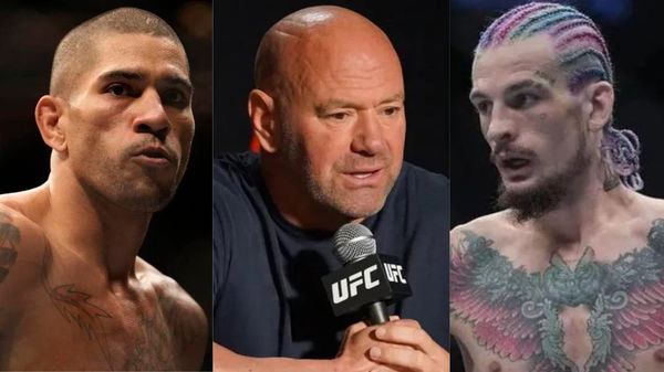 Alex Pereira, Dana White and Sean O&#8217;Malley