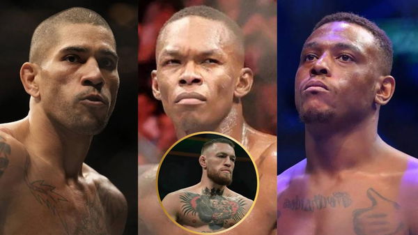 Alex Pereira, Israel Adesanya, Jamahal Hill and Conor McGregor