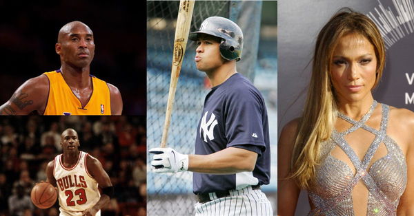 Alex Rodriguez, Jennifer Lopez, Michael Jordan, Kobe Bryant