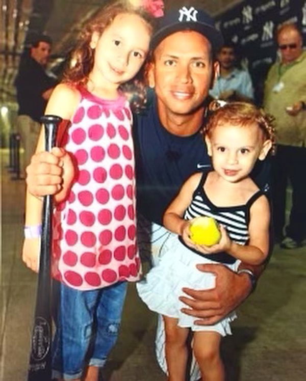 Alex Rodriguez and Daughters