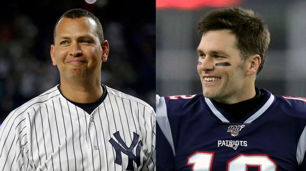 Alex Rodriguez and Tom Brady