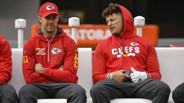 Alex Smith and Patrick Mahomes