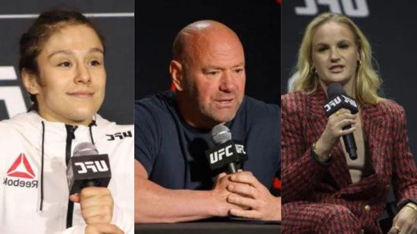 Alexa Grasso + Valentina Shevchenko + Dana White