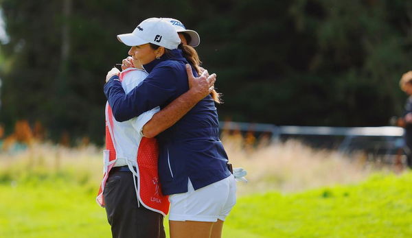 Alexa Pano, and Her Caddie + dad