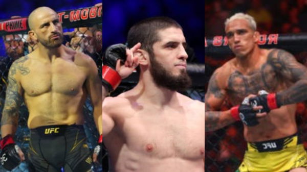 Alexander Volkanovski, Islam Makhachev, Charles Oliveira