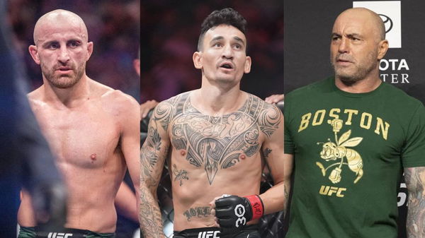 Alexander Volkanovski, Max Holloway and Joe Rogan