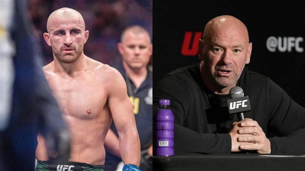 Alexander Volkanovski and Dana White