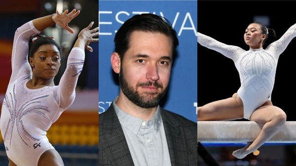 Alexis Ohanian, Simone Biles, Suni Lee