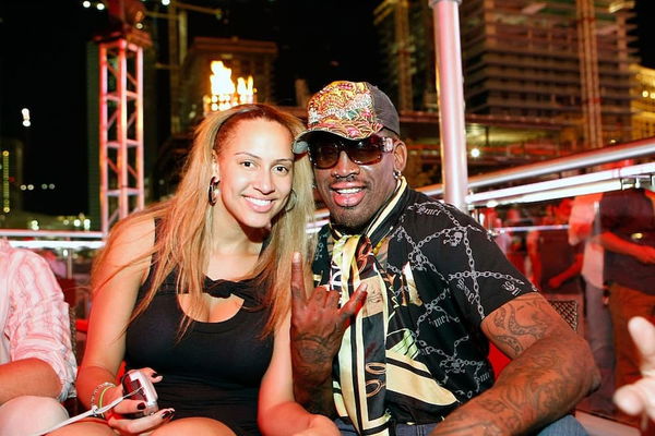 Alexis and Dennis Rodman