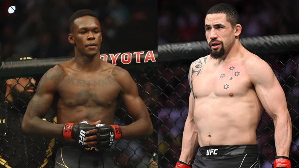 Israel adesanya and robert whittaker