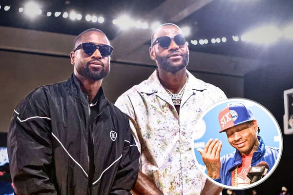 Allen Iverson, Dwyane Wade and LeBron James