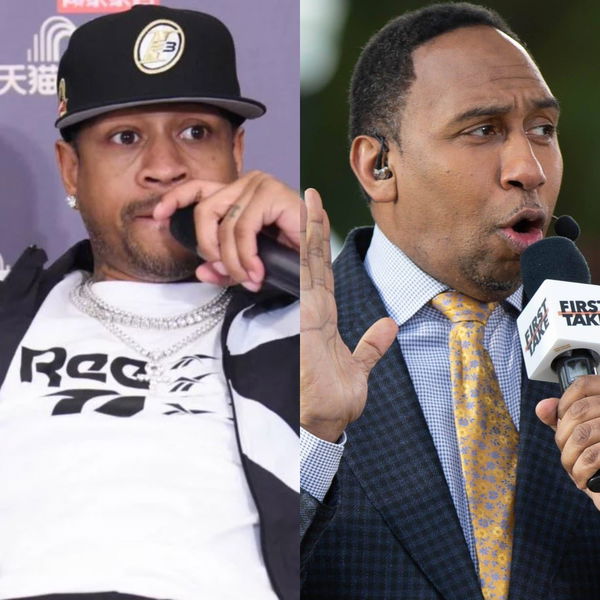 Allen Iverson and Stephen A SMith