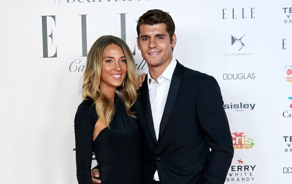 Alvaro Morata and wife