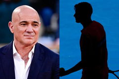 Andre Agassi and Silhouette
