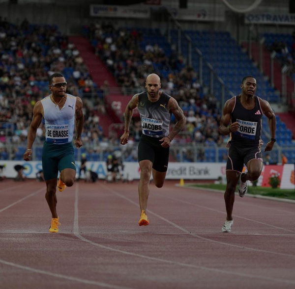 Andre De Grasse, lamont marcell jacobs, Ryiem Forde