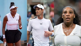 Andy Murray, Serena Williams and Venus Williams
