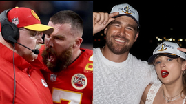 Andy Reid, Travis Kelce, Taylor Swift