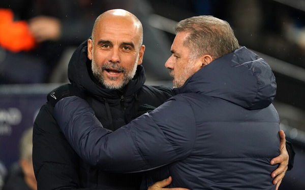 Ange Postecoglou and Guardiola