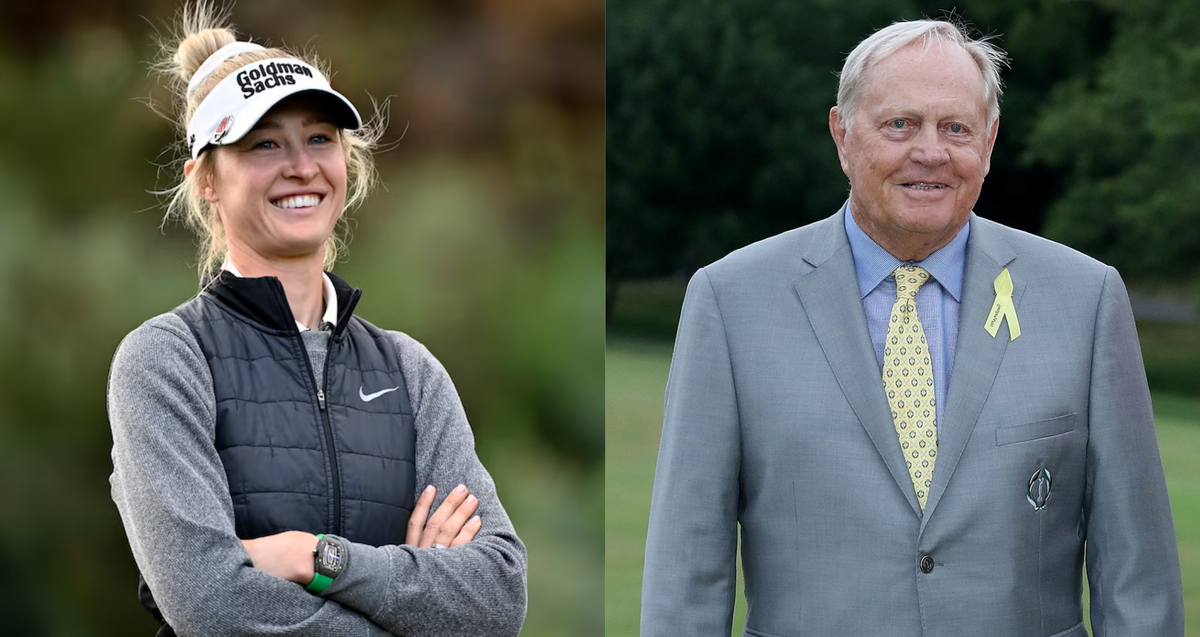 Nelly Korda and Jack Nicklaus