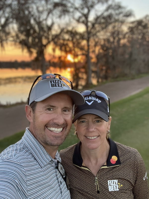 Annika Sorenstam and Mike McGee