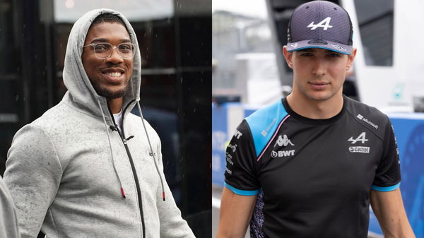 Anthony Joshua and Esteban Ocon