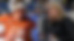 Arch Manning and Holly Rowe