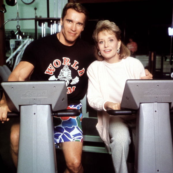 THE BARBARA WALTERS SPECIAL, Arnold Schwarzenegger, Barbara Walters, 1976-, ABC / Courtesy: Everett Collection ABC/Court