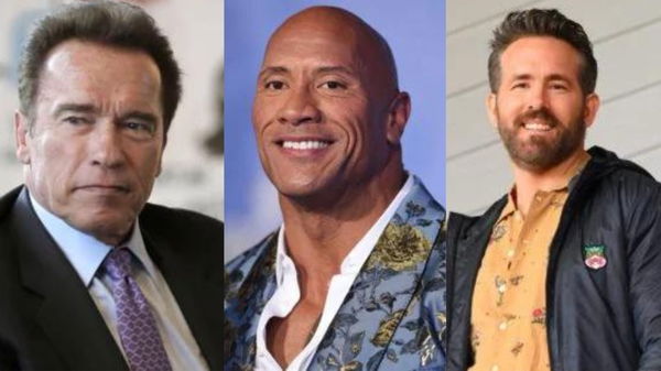 Arnold Schwarzenegger + Dwayne Johnson + Ryan Reynolds