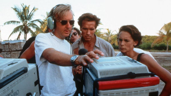 Arnold Schwarzenegger, James Cameron, Jaime Lee Curtis