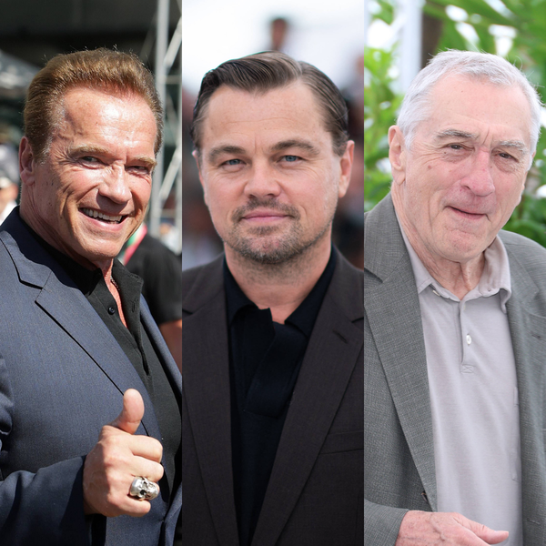 Arnold Schwarzenegger, Leonardo Di Caprio, Robert De Niro